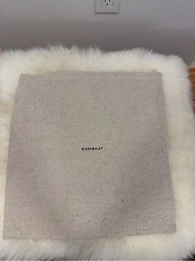 Authentic Rombaut Beige Canvas Tote Bag - Neutral Everyday Carry